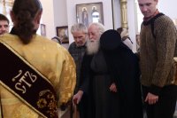 47-Преосвященный епископ Амфилохий совершил Воскресную литургию в соборе Андрея Первозванного г.Усть-Каменогорска