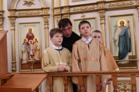 48-Преосвященный епископ Амфилохий совершил Воскресную литургию в соборе Андрея Первозванного г.Усть-Каменогорска