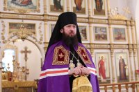 49-Преосвященный епископ Амфилохий совершил Воскресную литургию в соборе Андрея Первозванного г.Усть-Каменогорска