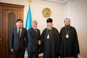 	 Глава Митрополичьего округа и аким ВКО обсудили возможность проведения в Усть-Каменогорске международного форума, посвященного сохранению мира и согласия в странах Евразии