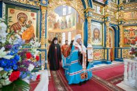 2-В день памяти равноапостольных Кирилла и Мефодия в Успенском соборе Астаны состоялся праздничный молебен