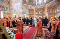 4-В день памяти равноапостольных Кирилла и Мефодия в Успенском соборе Астаны состоялся праздничный молебен