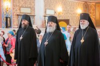 5-В день памяти равноапостольных Кирилла и Мефодия в Успенском соборе Астаны состоялся праздничный молебен