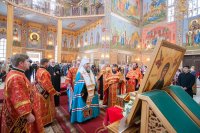 10-В день памяти равноапостольных Кирилла и Мефодия в Успенском соборе Астаны состоялся праздничный молебен