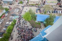 12-Верующие Семипалатинска поклоняются Поясу Богоматери
