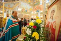 4-В Астану принесены честные мощи великомученицы Варвары. Литургия с участием епископа Усть-Каменогорского и Семипалатинского Амфилохия в главном храме страны