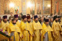 7-В Астану принесены честные мощи великомученицы Варвары. Литургия с участием епископа Усть-Каменогорского и Семипалатинского Амфилохия в главном храме страны
