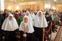 22-В Астану принесены честные мощи великомученицы Варвары. Литургия с участием епископа Усть-Каменогорского и Семипалатинского Амфилохия в главном храме страны