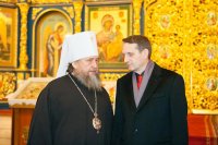 3-Епископ Амфилохий принял участие во встрече с Председателем Государственной Думы Федерального Собрания Российской Федерации в Астане