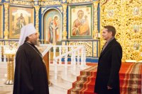 5-Епископ Амфилохий принял участие во встрече с Председателем Государственной Думы Федерального Собрания Российской Федерации в Астане
