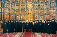 10-Епископ Амфилохий принял участие во встрече с Председателем Государственной Думы Федерального Собрания Российской Федерации в Астане