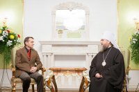13-Епископ Амфилохий принял участие во встрече с Председателем Государственной Думы Федерального Собрания Российской Федерации в Астане