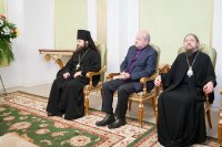 16-Епископ Амфилохий принял участие во встрече с Председателем Государственной Думы Федерального Собрания Российской Федерации в Астане