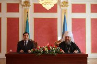 2-Подписано Соглашение о сотрудничестве между Агентством Республики Казахстан по делам религий и Православной Церковью Казахстана