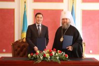 8-Подписано Соглашение о сотрудничестве между Агентством Республики Казахстан по делам религий и Православной Церковью Казахстана