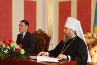 11-Подписано Соглашение о сотрудничестве между Агентством Республики Казахстан по делам религий и Православной Церковью Казахстана
