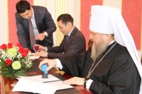 13-Подписано Соглашение о сотрудничестве между Агентством Республики Казахстан по делам религий и Православной Церковью Казахстана