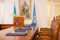 2-Заседание Синода Казахстанского Митрополичьего округа с участием Управляющего Усть-Каменогорской епархией