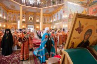 3-В Астане прошли церковные торжества по случаю принесения Пояса Богородицы с участием всех казахстанских архипастырей