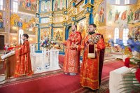 7-В Астане прошли церковные торжества по случаю принесения Пояса Богородицы с участием всех казахстанских архипастырей