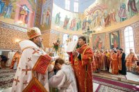 23-В Астане прошли церковные торжества по случаю принесения Пояса Богородицы с участием всех казахстанских архипастырей