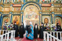 34-В Астане прошли церковные торжества по случаю принесения Пояса Богородицы с участием всех казахстанских архипастырей