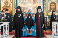 41-В Астане прошли церковные торжества по случаю принесения Пояса Богородицы с участием всех казахстанских архипастырей