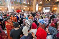 42-В Астане прошли церковные торжества по случаю принесения Пояса Богородицы с участием всех казахстанских архипастырей