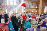 43-В Астане прошли церковные торжества по случаю принесения Пояса Богородицы с участием всех казахстанских архипастырей
