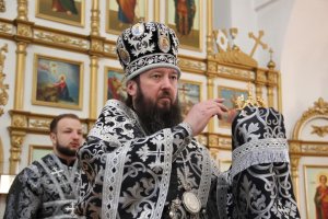 Литургия Преждеосвященных Даров в Свято-Андреевском кафедральном соборе