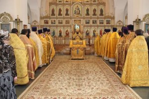 Соборное служение духовенcтва Усть-Каменогорской епархии