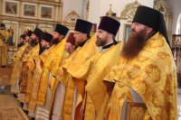 13-Соборное служение духовенcтва Усть-Каменогорской епархии