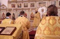 11-В неделю святых праотец Управляющий Усть-Каменогорской епархией совершил Литургию в Андреевском кафедральном соборе