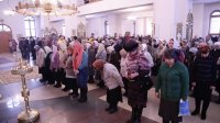 20-В неделю святых праотец Управляющий Усть-Каменогорской епархией совершил Литургию в Андреевском кафедральном соборе