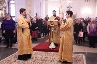 21-В неделю святых праотец Управляющий Усть-Каменогорской епархией совершил Литургию в Андреевском кафедральном соборе