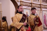 22-В неделю святых праотец Управляющий Усть-Каменогорской епархией совершил Литургию в Андреевском кафедральном соборе