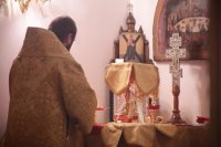 25-В неделю святых праотец Управляющий Усть-Каменогорской епархией совершил Литургию в Андреевском кафедральном соборе