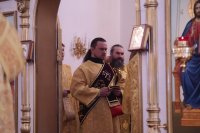 28-В неделю святых праотец Управляющий Усть-Каменогорской епархией совершил Литургию в Андреевском кафедральном соборе