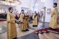 30-В неделю святых праотец Управляющий Усть-Каменогорской епархией совершил Литургию в Андреевском кафедральном соборе
