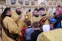 39-В неделю святых праотец Управляющий Усть-Каменогорской епархией совершил Литургию в Андреевском кафедральном соборе
