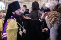 47-В неделю святых праотец Управляющий Усть-Каменогорской епархией совершил Литургию в Андреевском кафедральном соборе