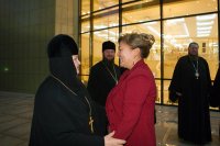 3-Епископ Усть-Каменогорский и Семипалатинский Амфилохий принял участие в приеме, который дал аким Алма-Аты в честь участников торжеств, посвященных 700-летию со дня рождения преподобного Сергия Радонежского