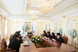 Епископ Амфилохий принял участие в заседании Синода Митрополичьего округа Русской Православной Церкви в Республике Казахстан