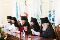 16-Епископ Амфилохий принял участие в заседании Синода Митрополичьего округа Русской Православной Церкви в Республике Казахстан