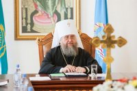 18-Епископ Амфилохий принял участие в заседании Синода Митрополичьего округа Русской Православной Церкви в Республике Казахстан