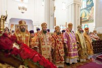 7-Преосвященный епископ Амфилохий принял участие в празднованиях в честь небесных покровительниц Семиречья и преподобного Сергия Радонежского в Алма-Ате