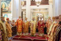 8-Преосвященный епископ Амфилохий принял участие в празднованиях в честь небесных покровительниц Семиречья и преподобного Сергия Радонежского в Алма-Ате