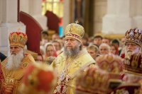 12-Преосвященный епископ Амфилохий принял участие в празднованиях в честь небесных покровительниц Семиречья и преподобного Сергия Радонежского в Алма-Ате