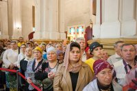 15-Преосвященный епископ Амфилохий принял участие в празднованиях в честь небесных покровительниц Семиречья и преподобного Сергия Радонежского в Алма-Ате