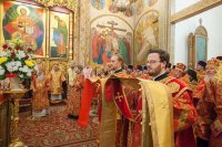 19-Преосвященный епископ Амфилохий принял участие в празднованиях в честь небесных покровительниц Семиречья и преподобного Сергия Радонежского в Алма-Ате